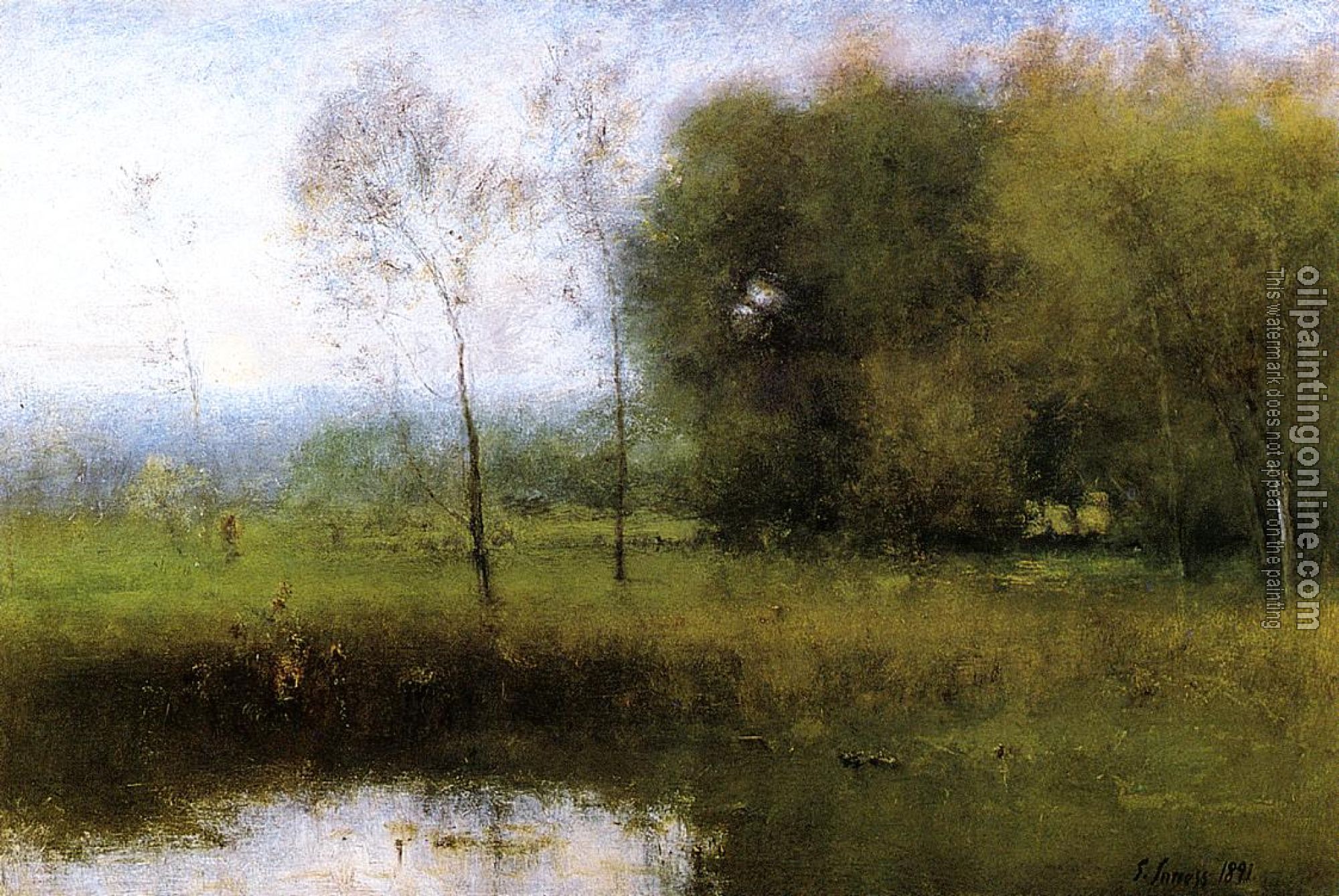 George Inness - Summer Montclair aka New Jersey Landscape